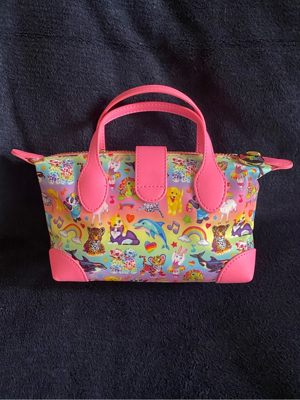 Stoney Clover Lane x Lisa Frank mini pouchette crossbody bag - EUC - Picture 4 of 6